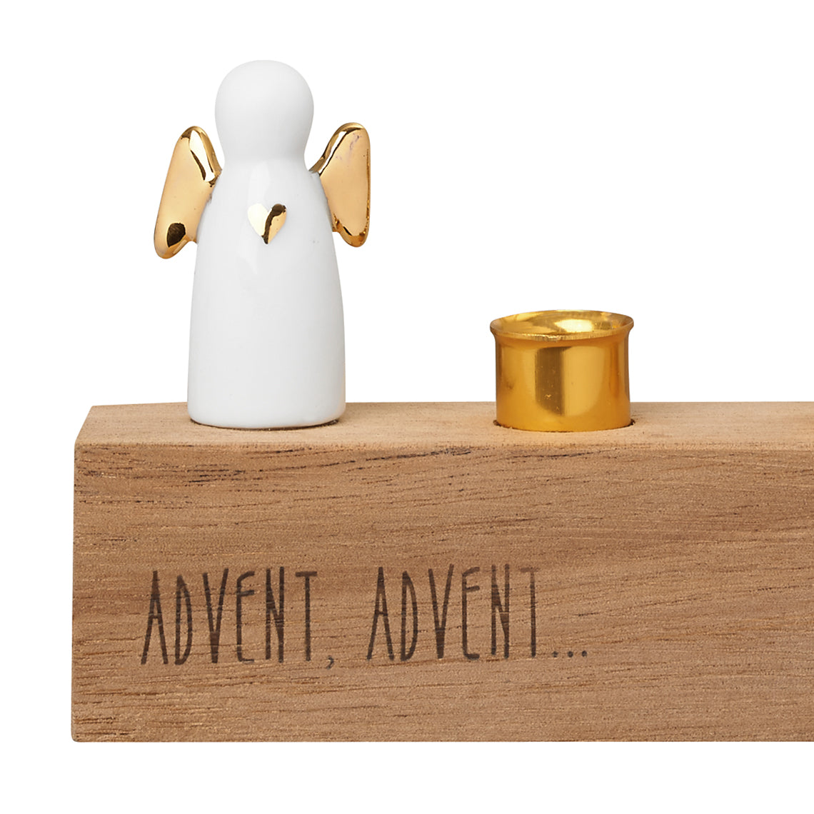 Adventsengel "Advent Advent..." - Räder