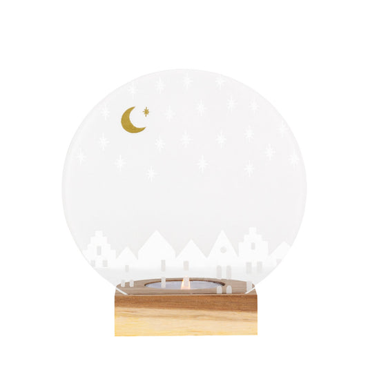 Glaspoesie "Häuser" - Räder