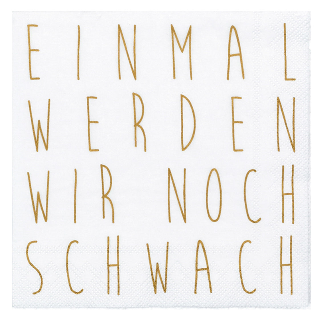 Cocktailserviette "Einmal..." - Räder