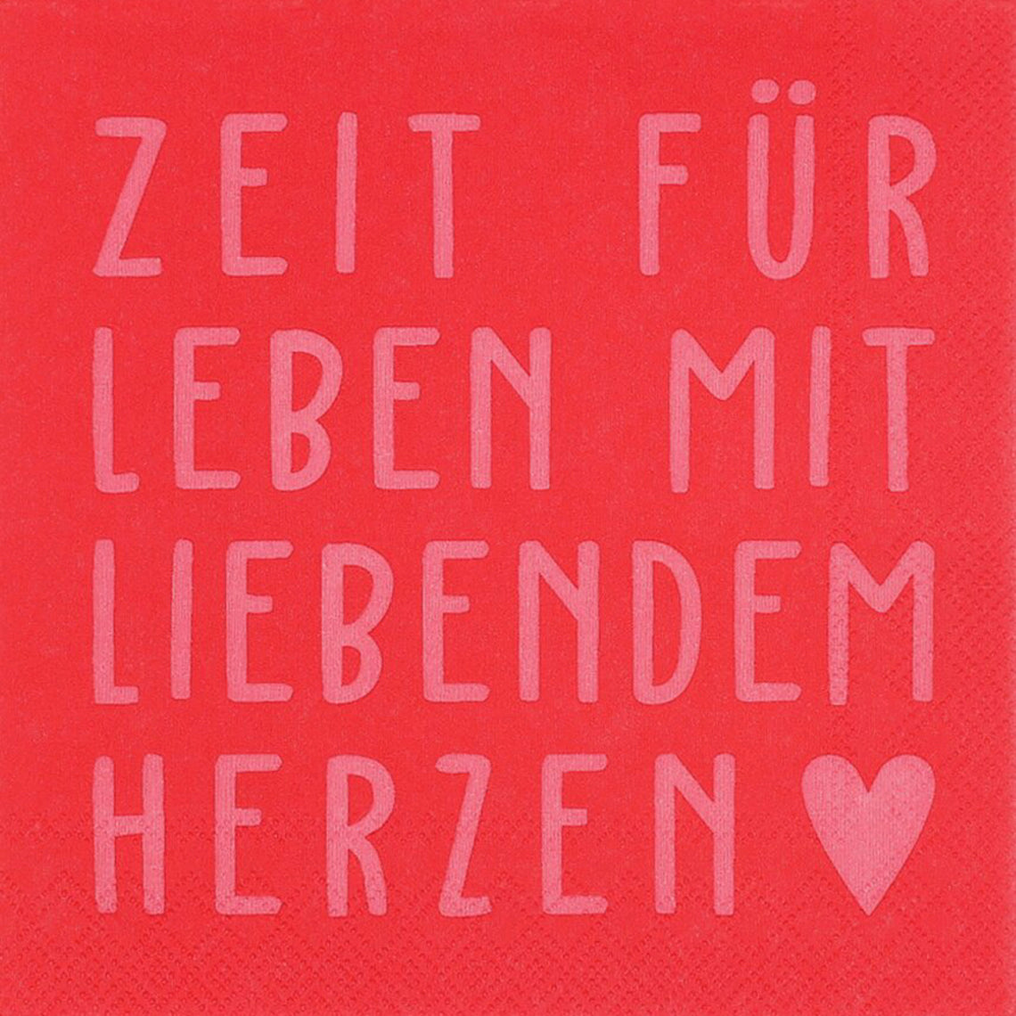 Cocktailservietten "Zeit für Leben" - Räder