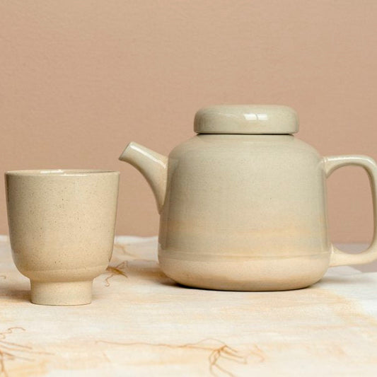 Becher Rutunda M dotted clay - Kinta