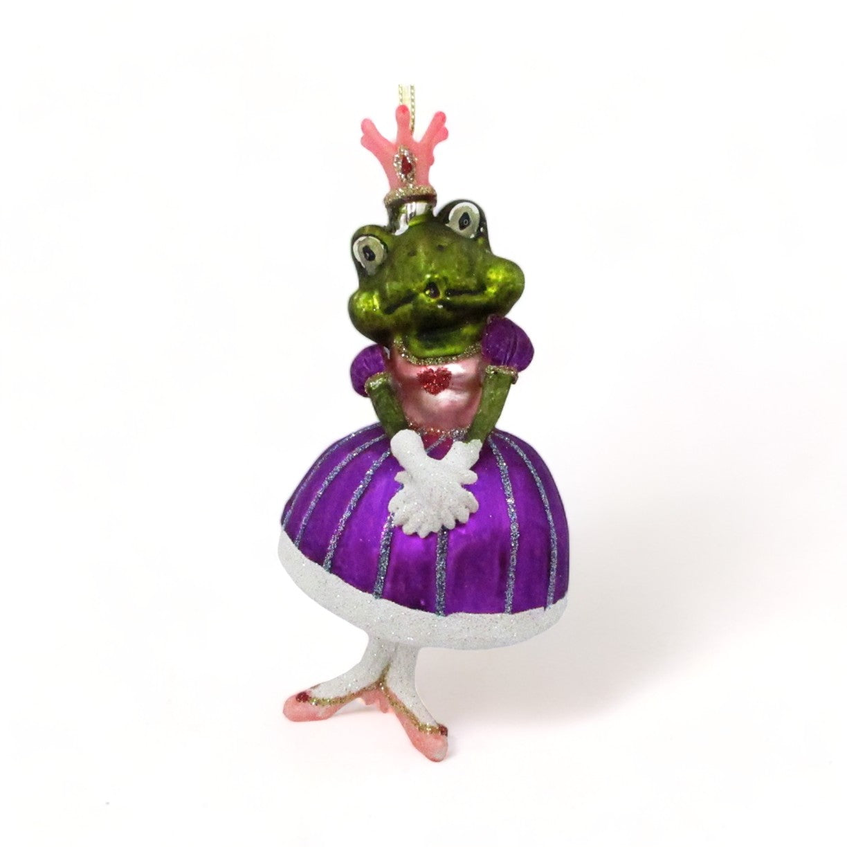 Christbaumkugel "Ballett Frosch" - Weihnachtsland