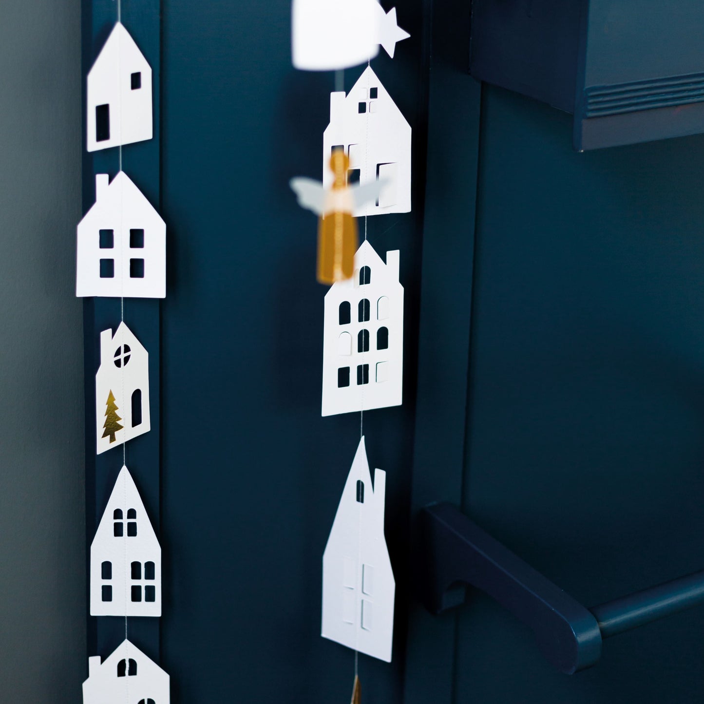 Häuschen Kette "Winter" - Räder