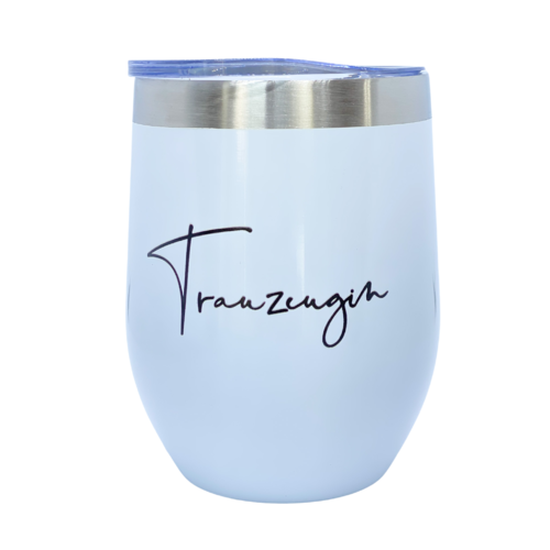 Weinbecher mit Aufschrift "Trauzeugin"