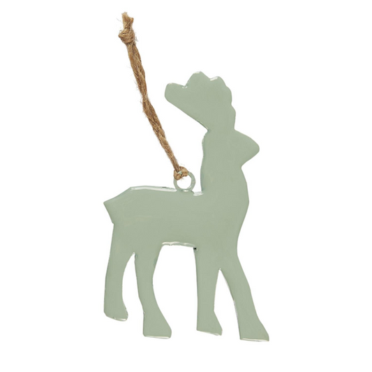 Rentier mit Juteschnur grĂŒn - Ib Laursen