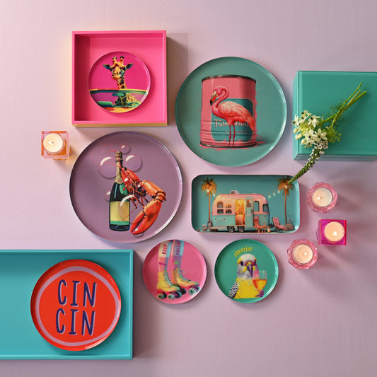 Love Trays XS "The Christmas club" pink - Giftcompany