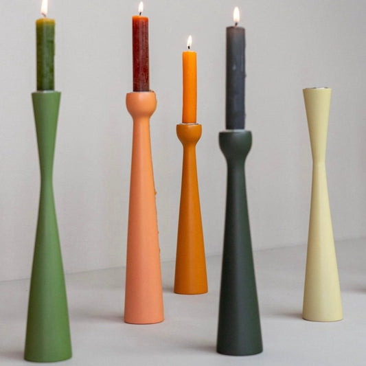 Kerzenhalter wood mat antracit 25 cm - Kinta