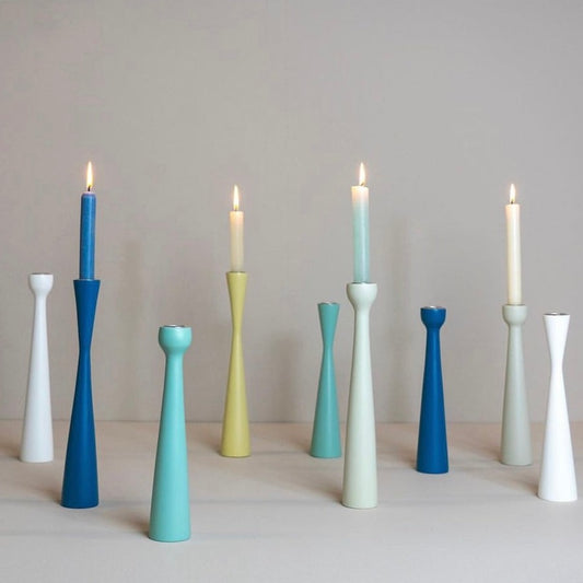 Kerzenhalter wood mat sand 30 cm- Kinta