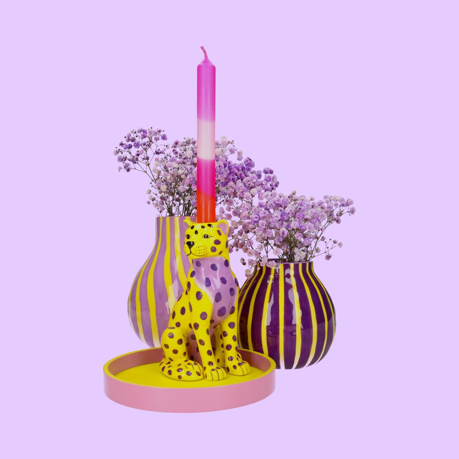 Artisan Vase lila/ gelb - Giftcompany (Ab Ende August verfügbar)