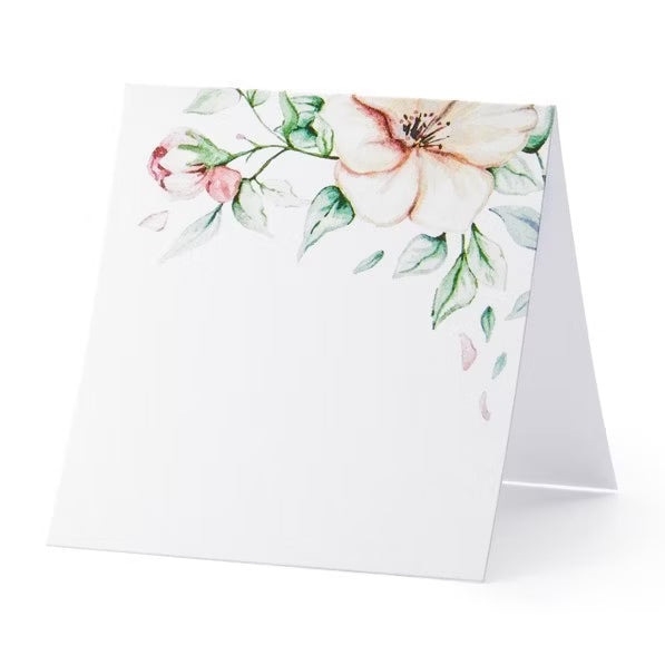 Namenskarte "floral" 25 Stk