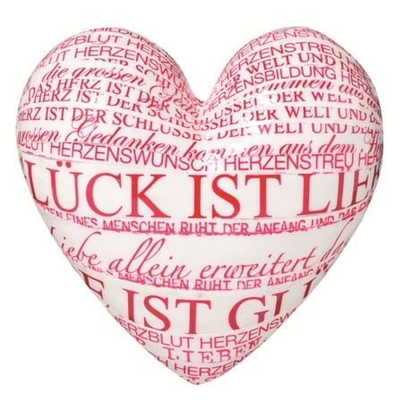 Papierherz "Glück ist Liebe" - Räder