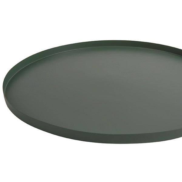 Tablett rund jungle green - Present Time