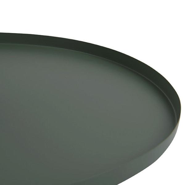 Tablett rund jungle green - Present Time