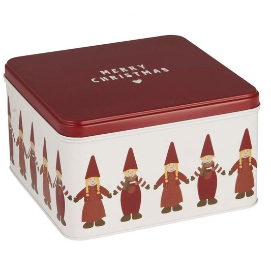 Gebäckdose Wichtelpärchen Viereckig - Ib Laursen