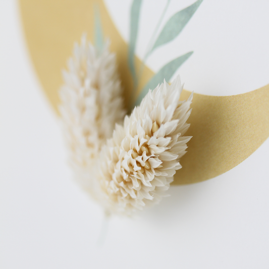 Applikations - Doppelkarte "Alles Liebe zur Geburt" Mond