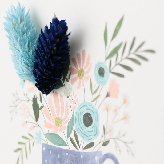 Applikations - Doppelkarte "Gute Besserung"