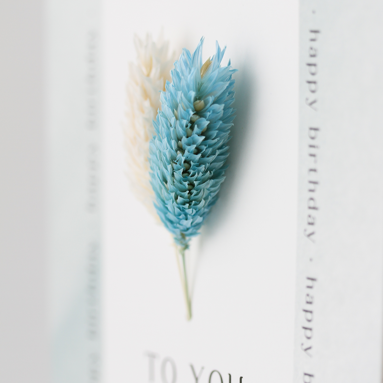 Applikations - Doppelkarte "Happy Birthday to you"