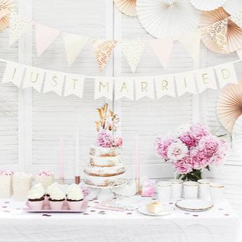 Girlande "just married" clean chic