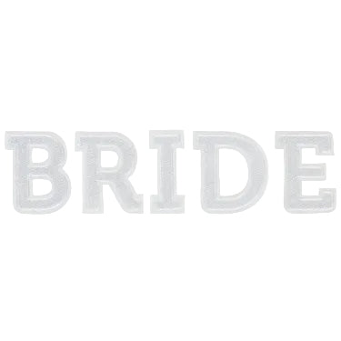 Aufbügelbild "BRIDE"