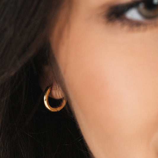 Malia Charm Feather gold - blumenkind