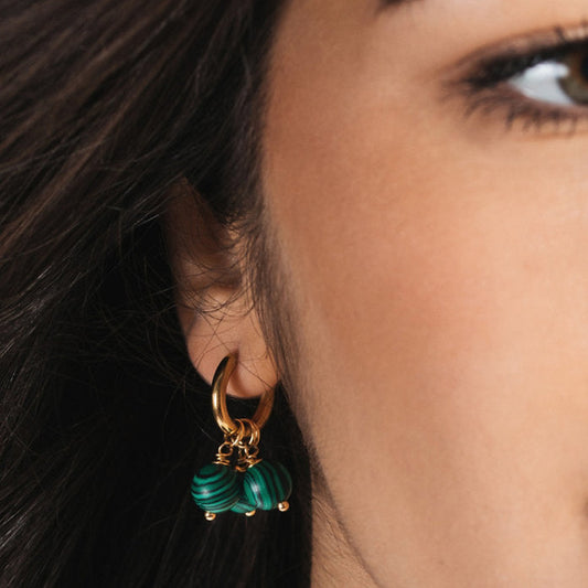 Malia Charm nature gold - blumenkind