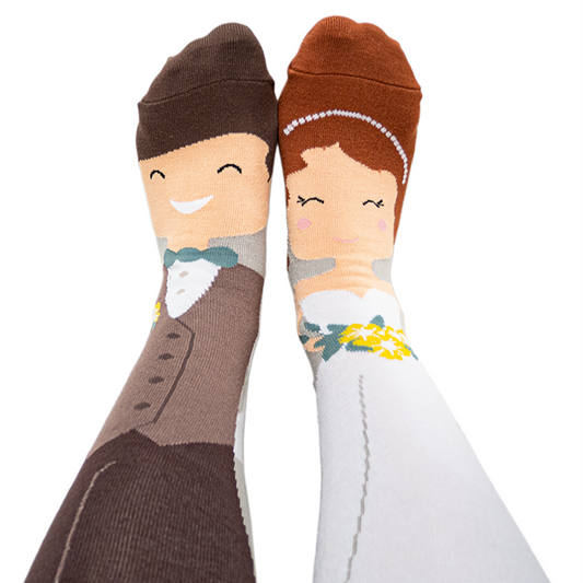 Coole Socke Brautpaar Größe 41-45