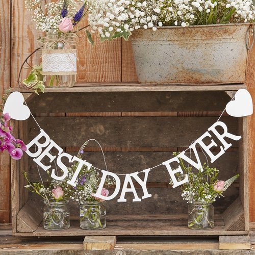 Girlande "Best day ever"