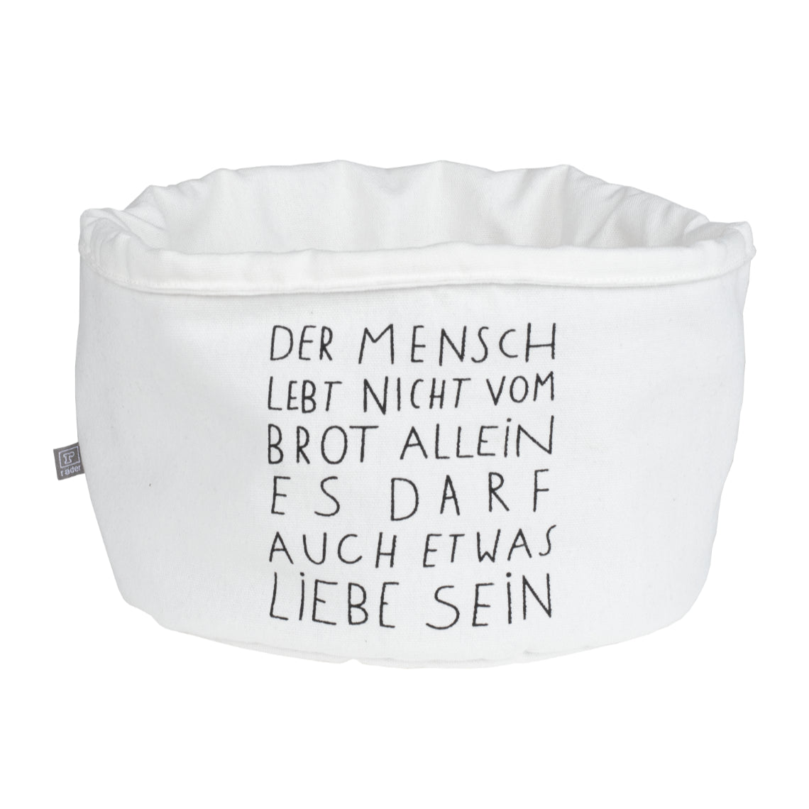 Guten Morgen Brotkorb "Der Mensch lebt nicht..." - Räder