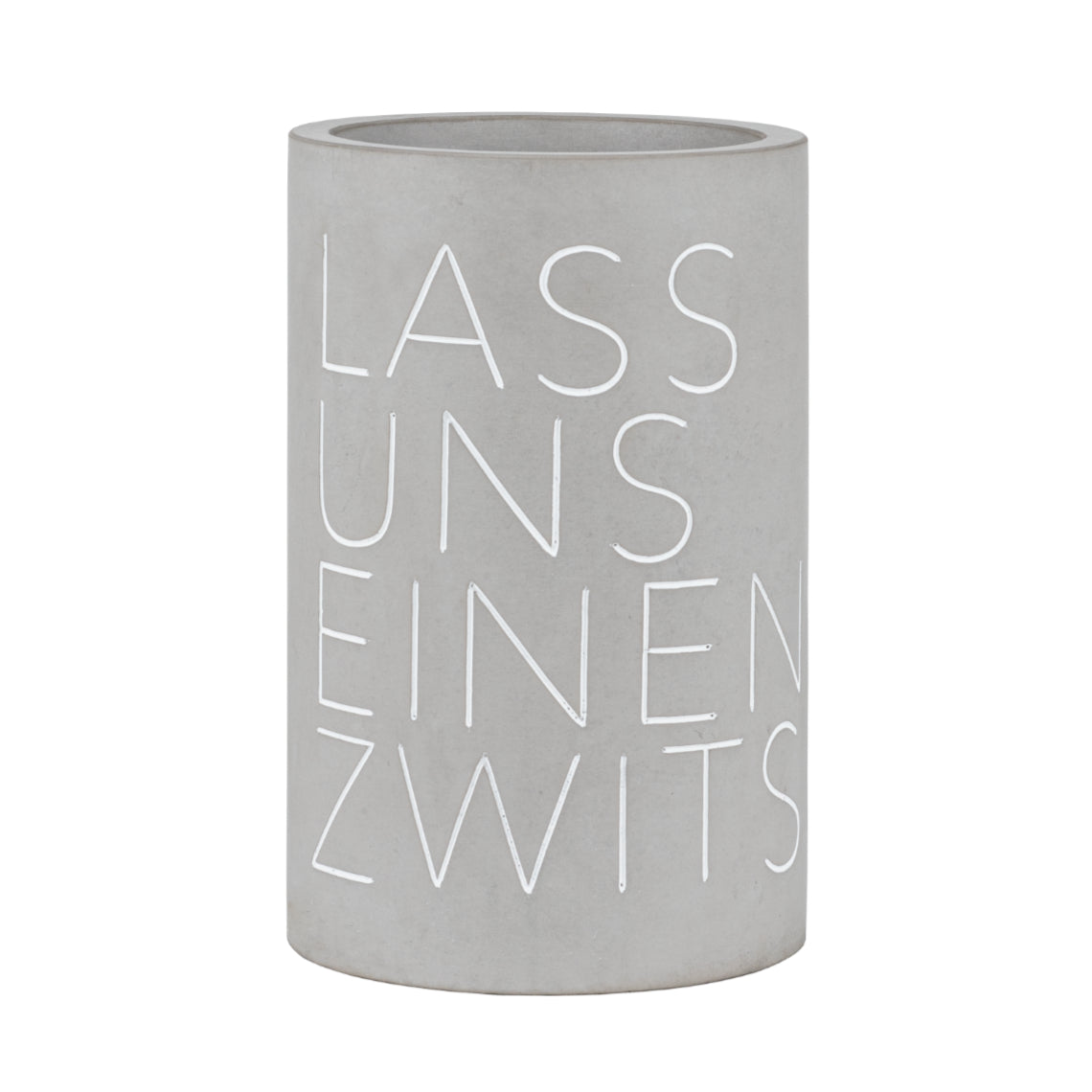 Weinkühler "Lass uns einen zwitschern" - Räder
