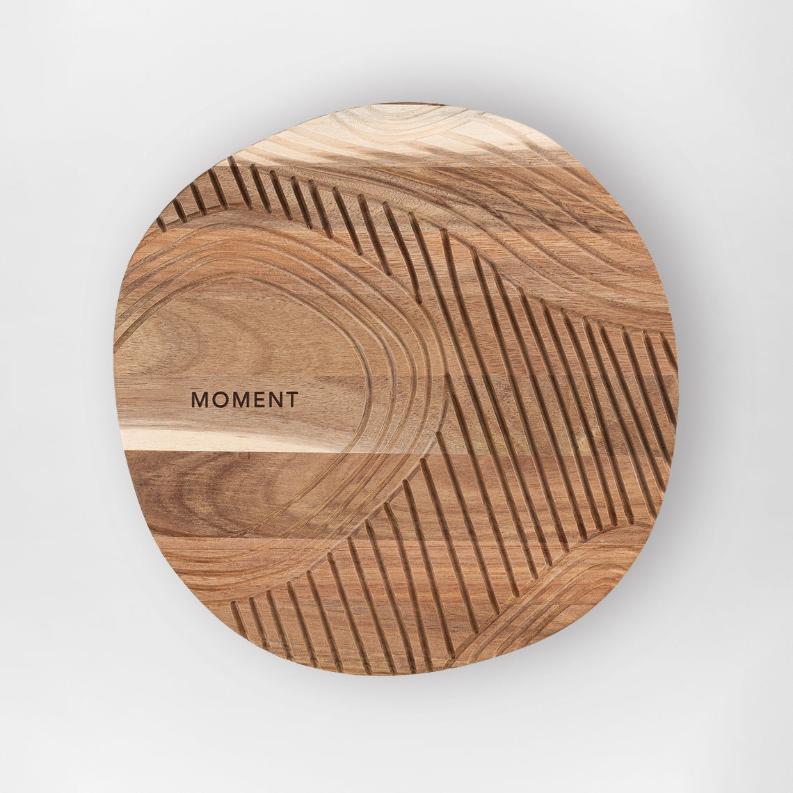 Zen Spirit Holztablett "Moment" - Räder