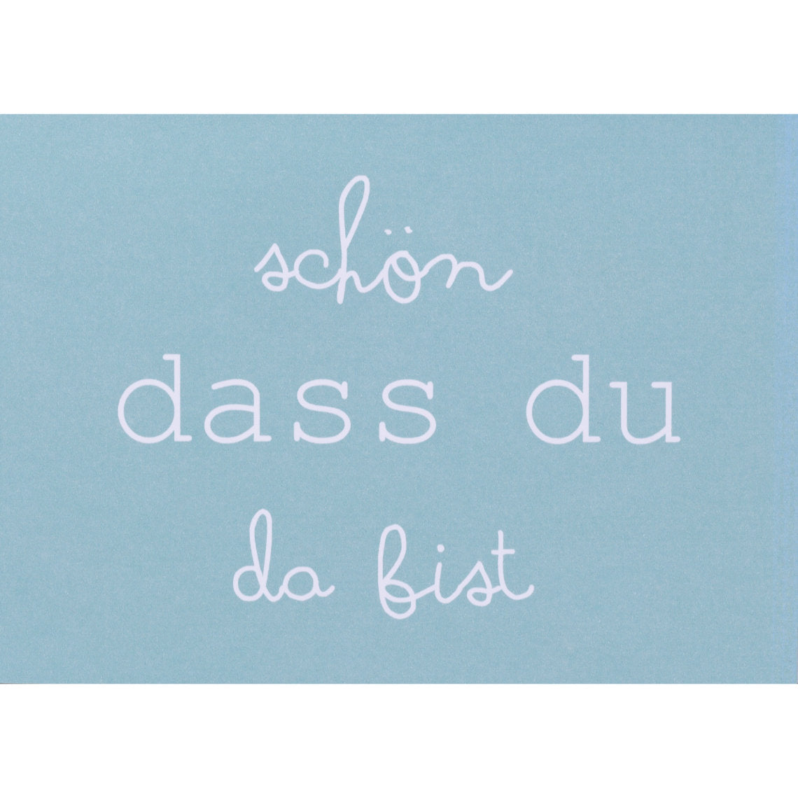 Freundschaftskarte "Schön, dass du da bist" - Räder