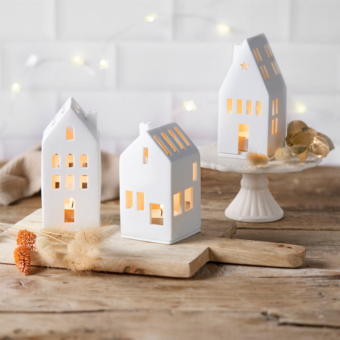 Mini Lichthaus "Wohnhaus" - Räder