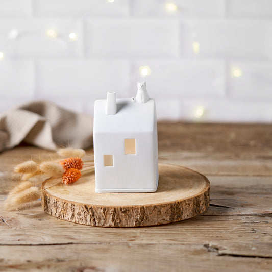 Porzellangeschichten Lichthaus "Katze" - Räder