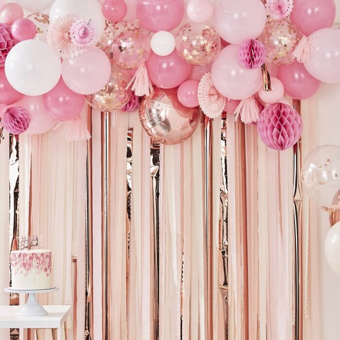 Ballon Bogen "pink"