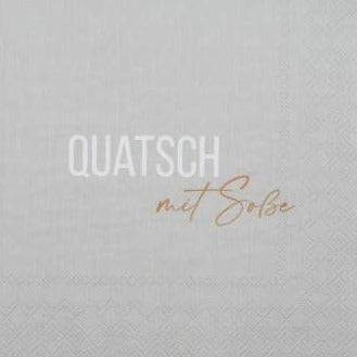 Servietten "Quatsch mit Soße"- Räder