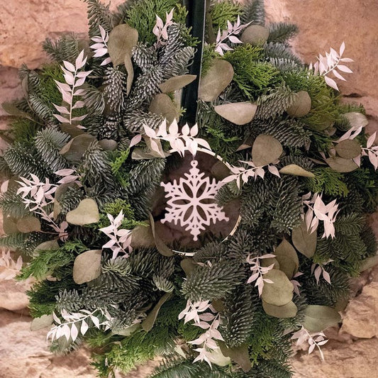 Schneekristall Ornament "gold" - Räder