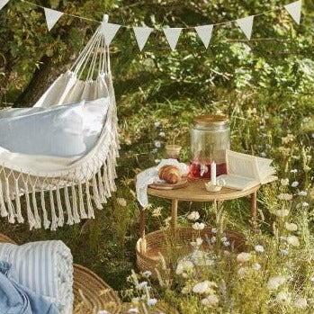 Kerzenhalter für Stabkerze mit Henkel gewellte Kante zart gelb - Ib Laursen