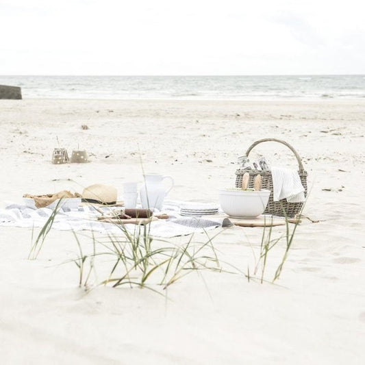 Schalensatz Mynte pure white 3-teilig groß - Ib Laursen