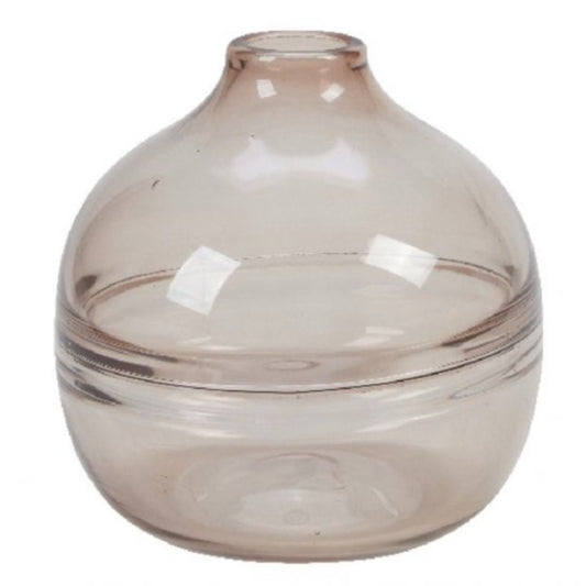Vase Diana bauchig Glas puder - Wittkemper Living