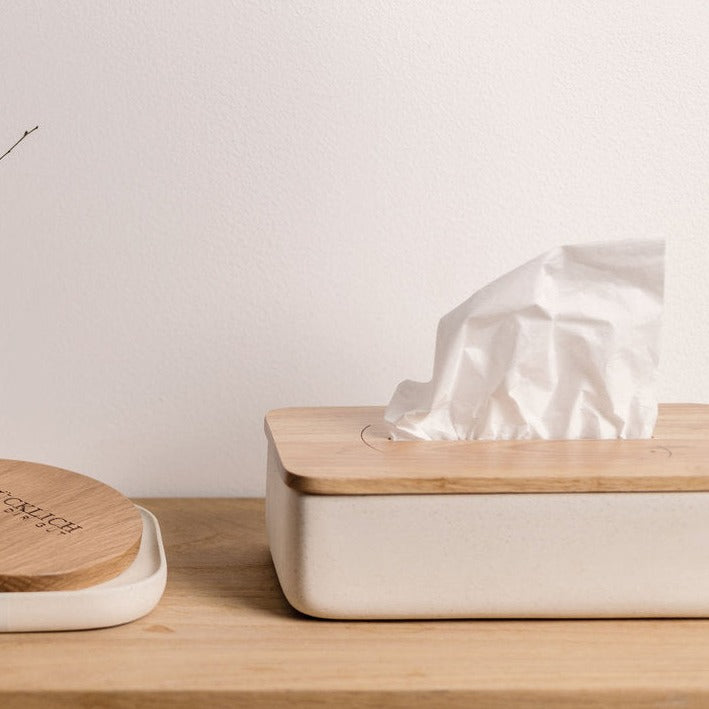 Tissue Box "Gesicht" - Räder