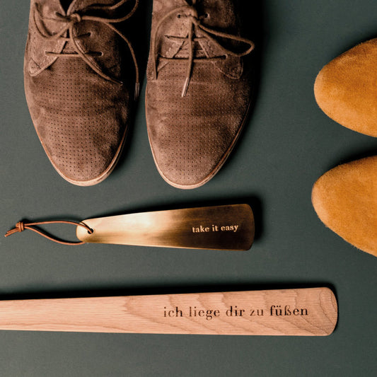 Schuhlöffel "Ich liege dir zu Füßen" - Räder