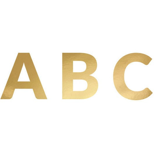 Girlande "ABC" gold