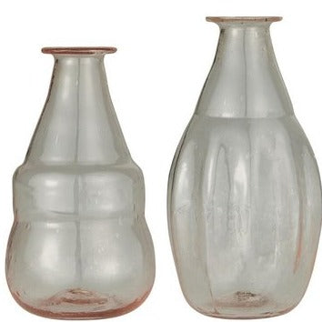 Vasen Unika aus recycelten Glas 4er Set - Ib Laursen