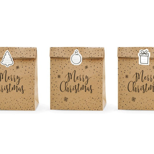 Geschenktüten "Merry Christmas"