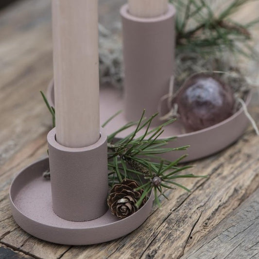 Kerzenhalter klein für Stabkerze malva - Ib Laursen