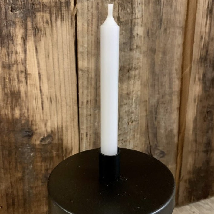 Stabkerze weiß 11 x 1 cm