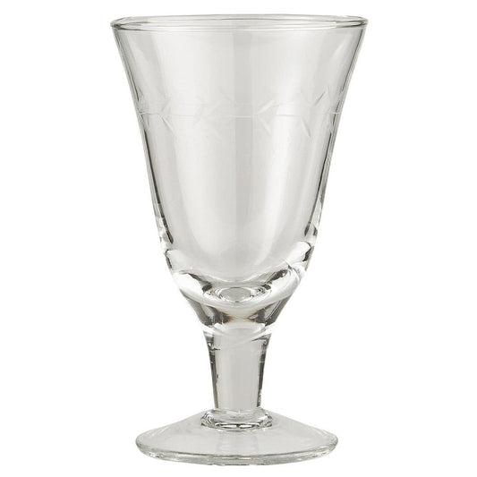 Trinkglas & Rotweinglas mit Blattkante geschliffen mundgeblasen - Ib Laursen