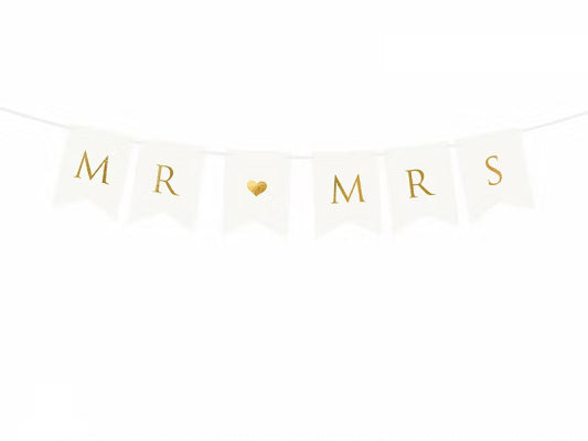 Girlande "Mr & Mrs" clean chic