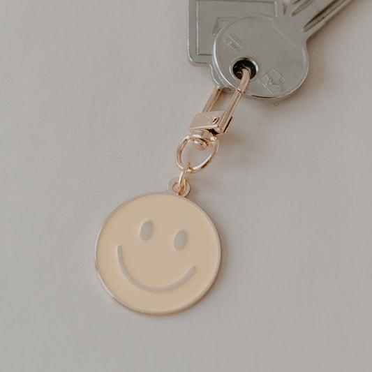 Schlüsselanhänger Smiley - Eulenschnitt