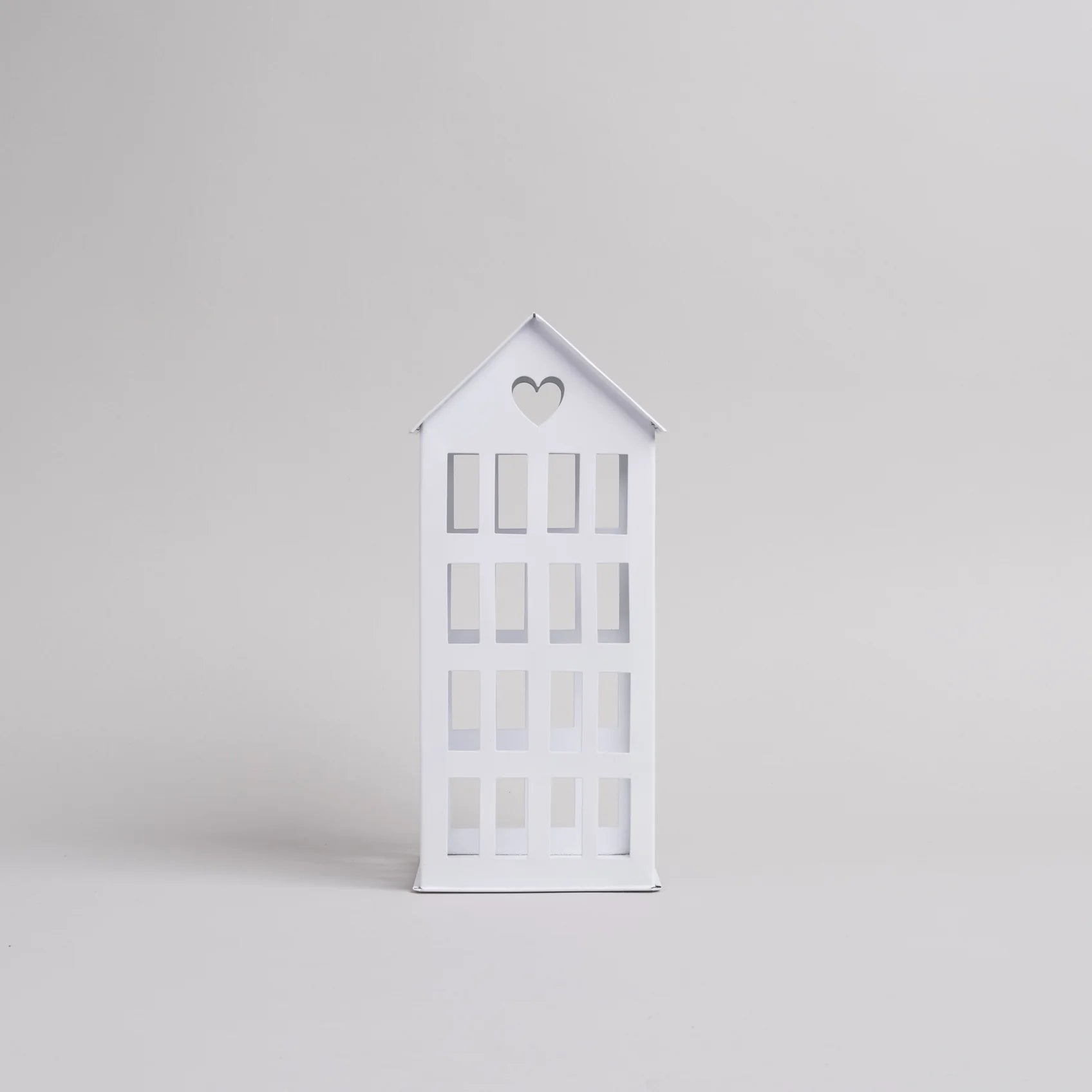 Metallhaus groß weiß - Eulenschnitt